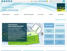 Tablet Screenshot of corporaciontecnologica.com